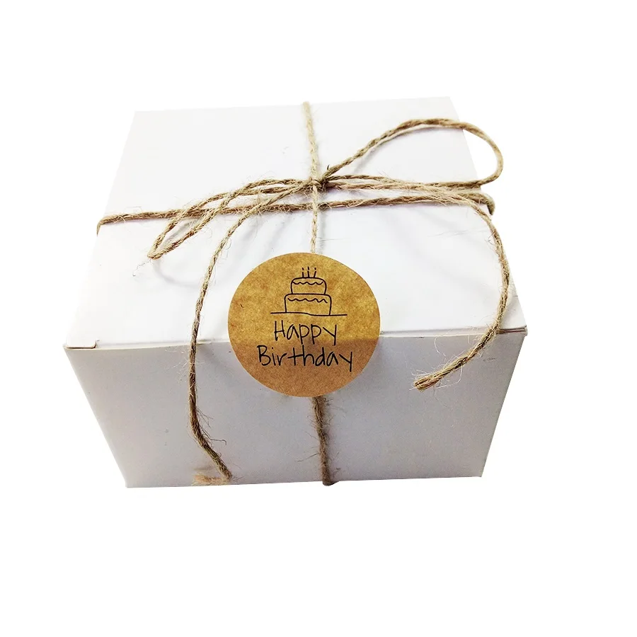 100 шт./лот наклейка с круглым уплотнением на день рождения клейкие стикеры из