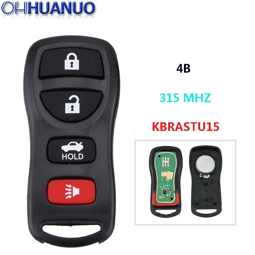 Запасной новый 3 + 1 кнопочный дистанционный ключ 315 МГц для Nissan Pathfinder Murano марок Quest