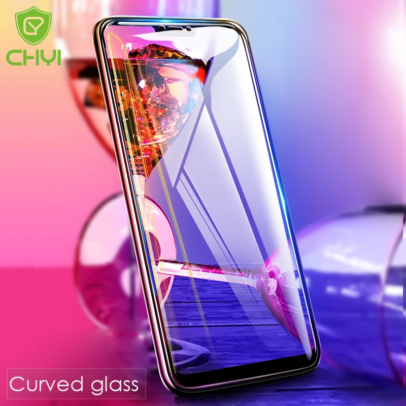 Изогнутое стекло CHYI для Huawei Honor V30 V20 10 lite защита экрана с полным клеем олеофобное