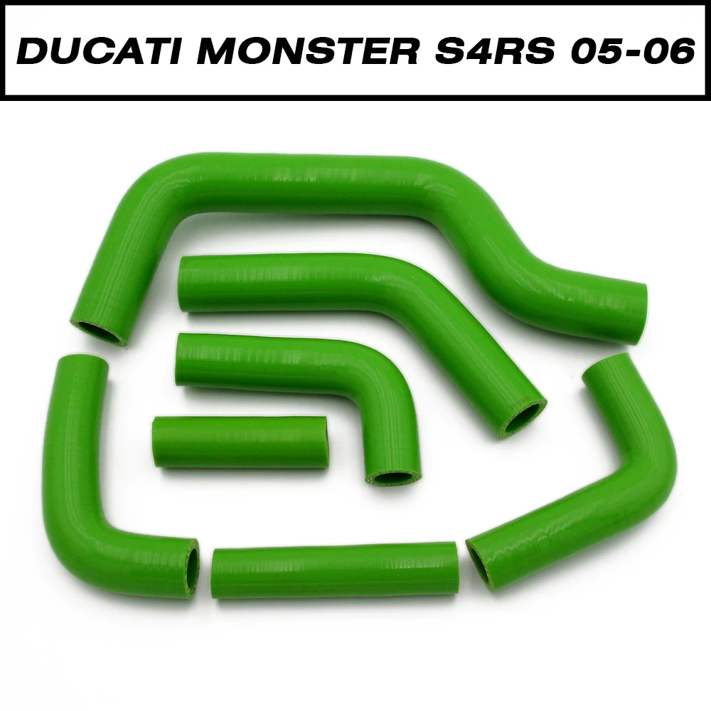 Высококачественный силиконовый шланг радиатора для DUCATI Monster S4RS 2005 2006 три цвета на
