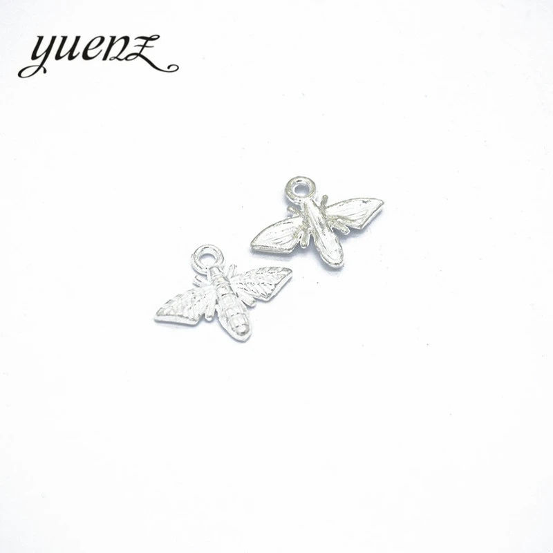 YuenZ 25 шт маленькие пчелы Подвески для изготовления ювелирных изделий бронза
