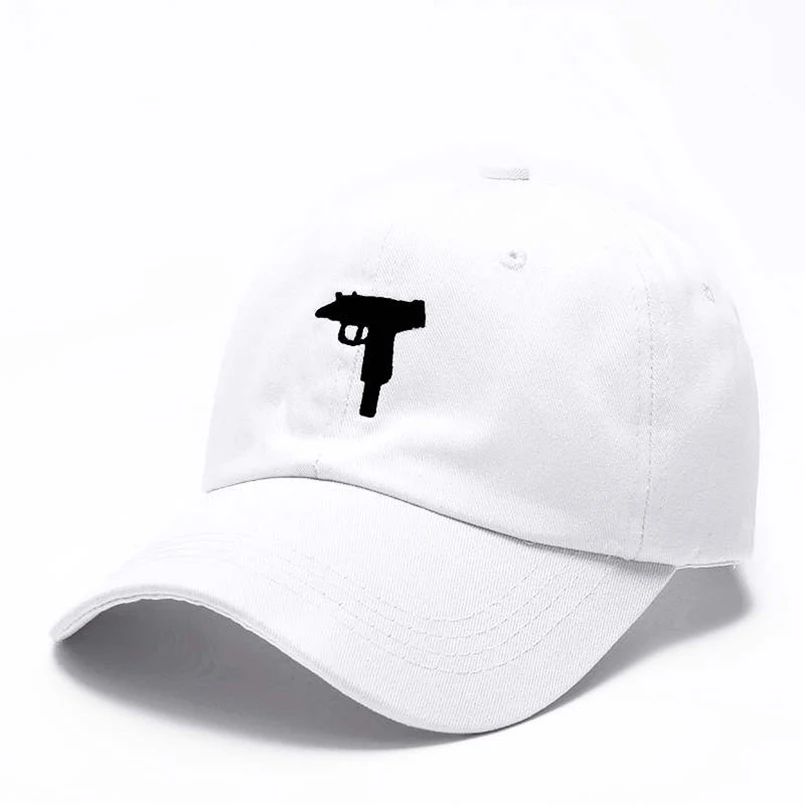 2019 Uzi Gun Baseball Cap US Fashion Snapback Hip Hop Men Curve Visor 6 Panel Hat Casquette De Marque Streetwear | Аксессуары для