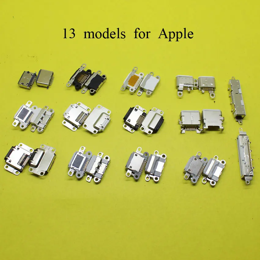 Cltgxdd 13 моделей 26 шт./лот Micro USB разъем для зарядки порт Разъем iphone 4s 5 5s 6 ipad 4 famale