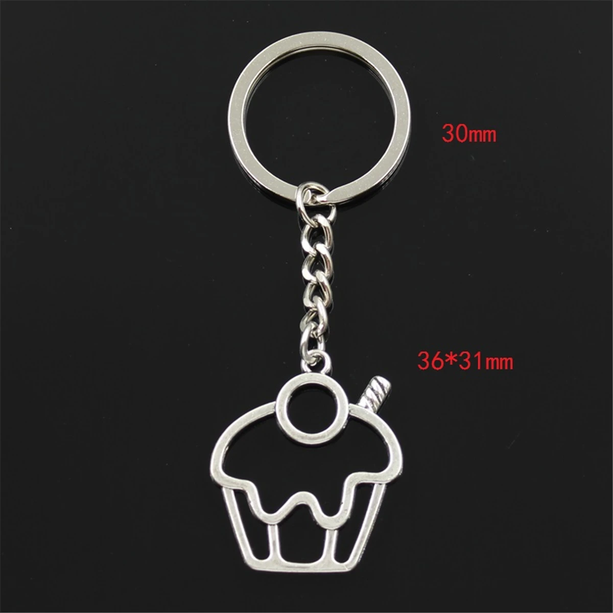 Новинка модный мужской брелок 30 мм металлический держатель сделай сам цепочка