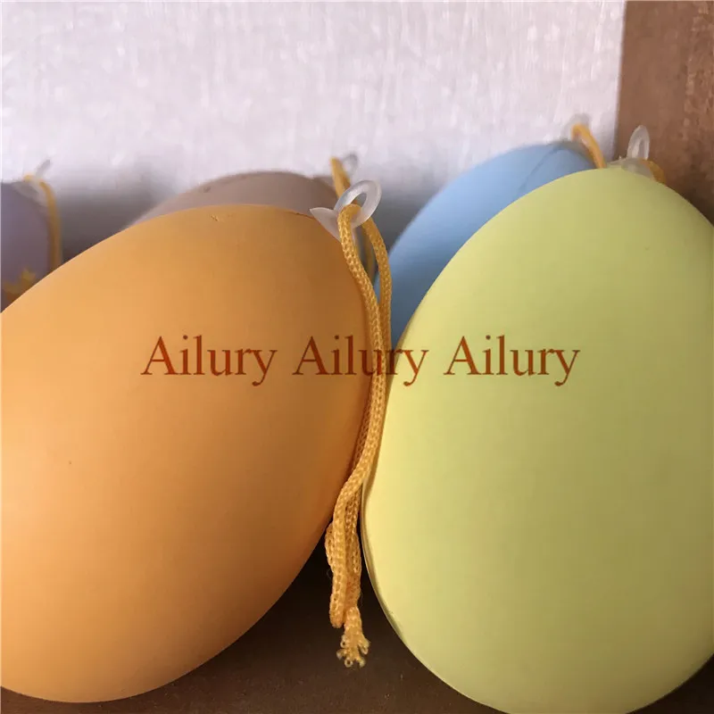 6*4 2 см 100 шт. разные цвета пасхальное декоративное яйцо сделай сам пластиковая