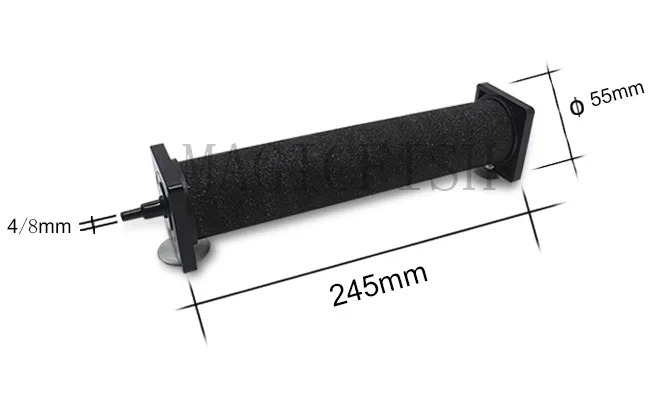 245mm Цилиндр аквариум Пузырь аквариум Воздушный камень аэрация аэратор Аквариум Воздушный камень - Цвет: 245mm