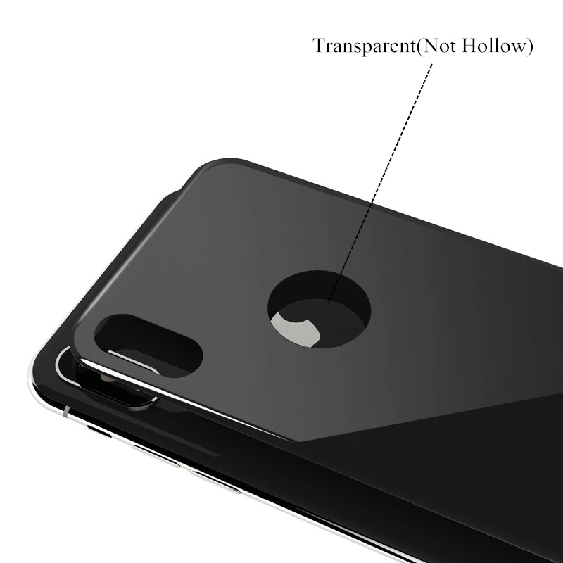 2 шт 3D полное покрытие Задняя стеклянная защита для iphone Xs Max Xr 6 6S 7 8 Plus 9H Закаленное