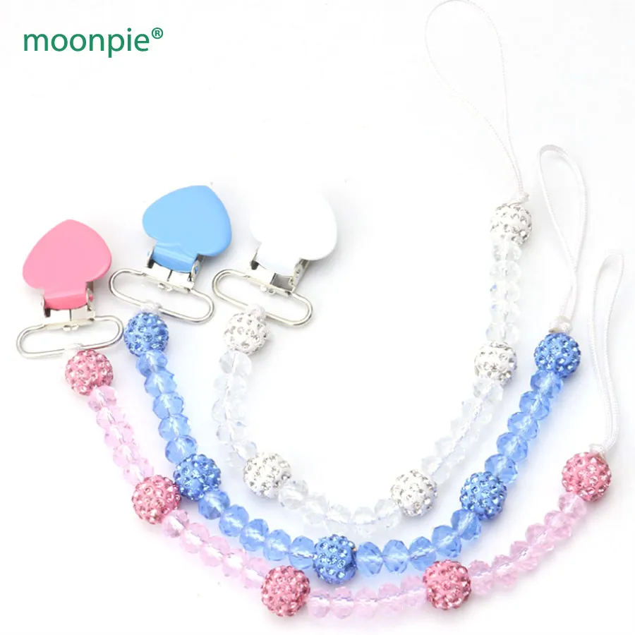 3 цвета на выбор хрустальные бусины розовый синий белый цвет блестящая цепочка