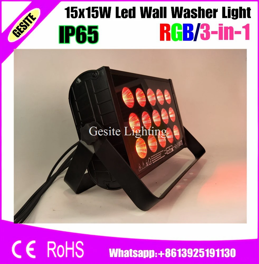 Сцсветильник 15x15 Вт rgb светодиодсветодиодный городское освещение DMX