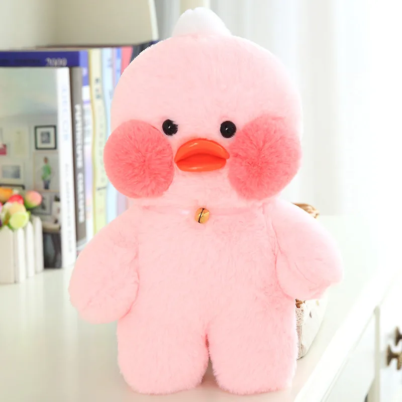 2 Kawaii LaLafanfan кафе утка плюшевая игрушка мультяшная Милая Утка Мягкая кукла животные куклы детские игрушки подарок на день рождения для детей - Цвет: 2