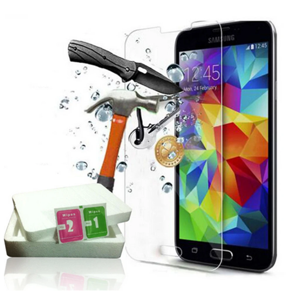 Закаленное стекло для Samsung Galaxy A3 A5 A7 2016 высокая прозрачность Защита экрана J1 J5 J7 S5