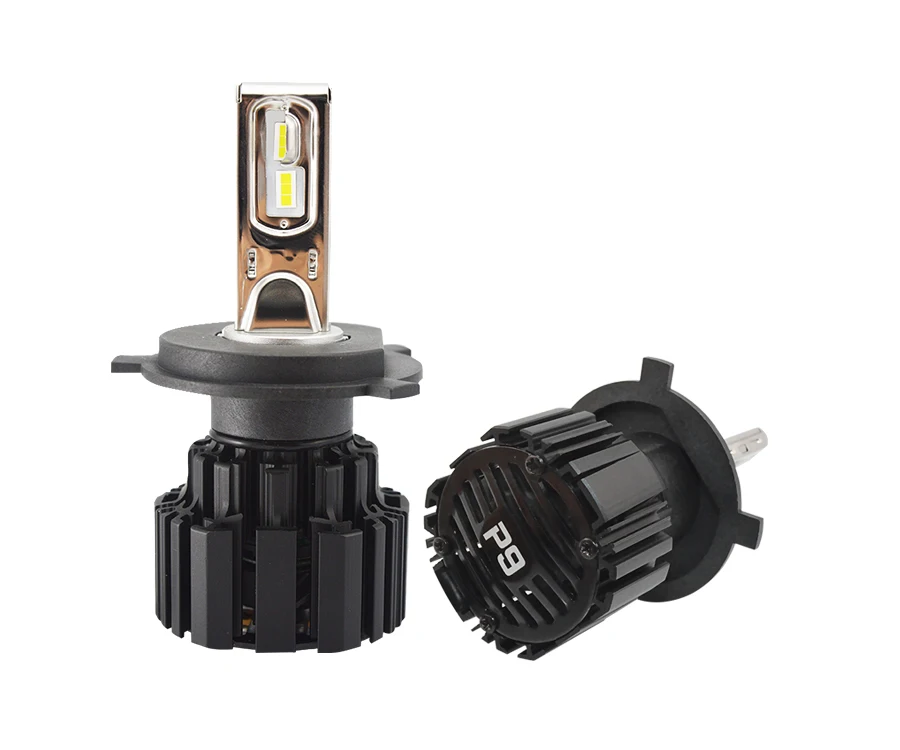 2 шт. H4 9003 100 W 13600LM P9 светодиодный фары с чипом CSP белый 6000 К H/L луч спереди