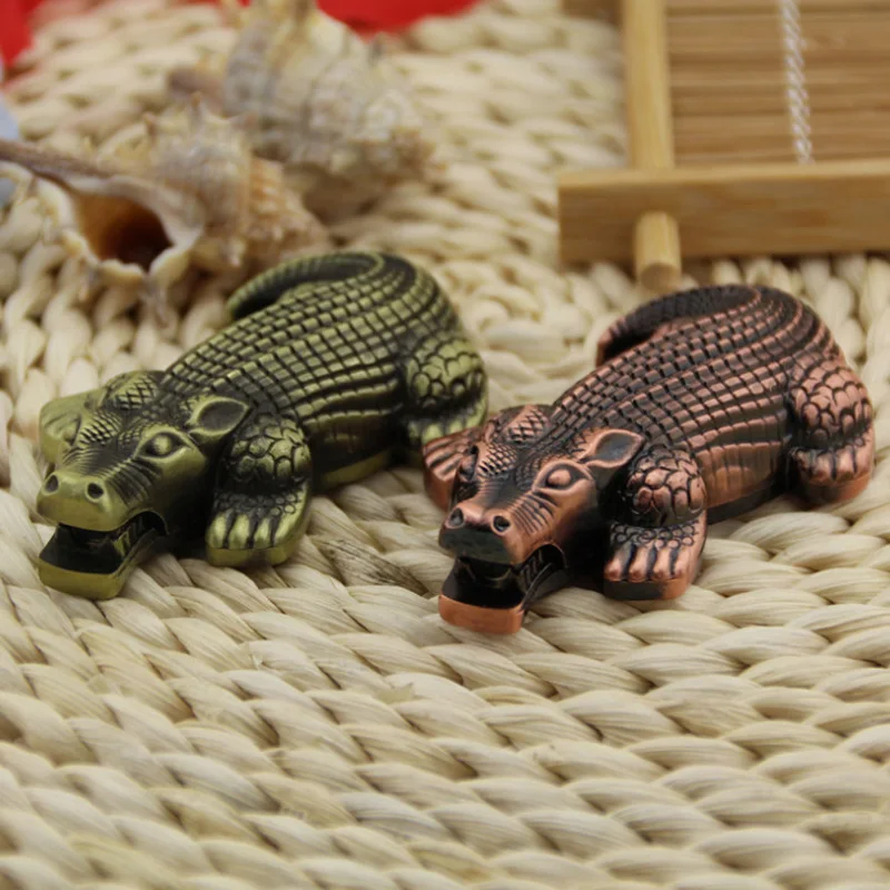 2017 творческая крокодил зажигалки многоразового бутан прикуриватель украшения