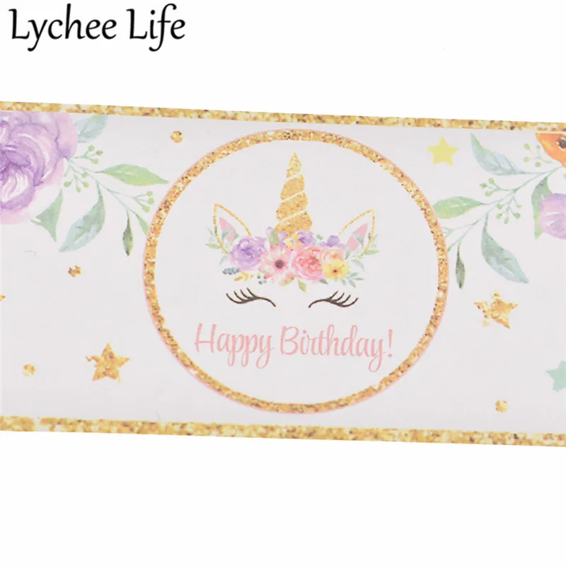 Lychee 12 шт. конфеты Единорог наклейки для сумок Бумажные Бутылки декоративные DIY