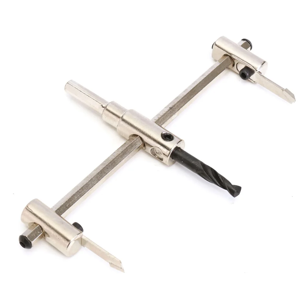 Набор насадок для дрели регулируемый круговой резак отверстий 40-200 мм работ по