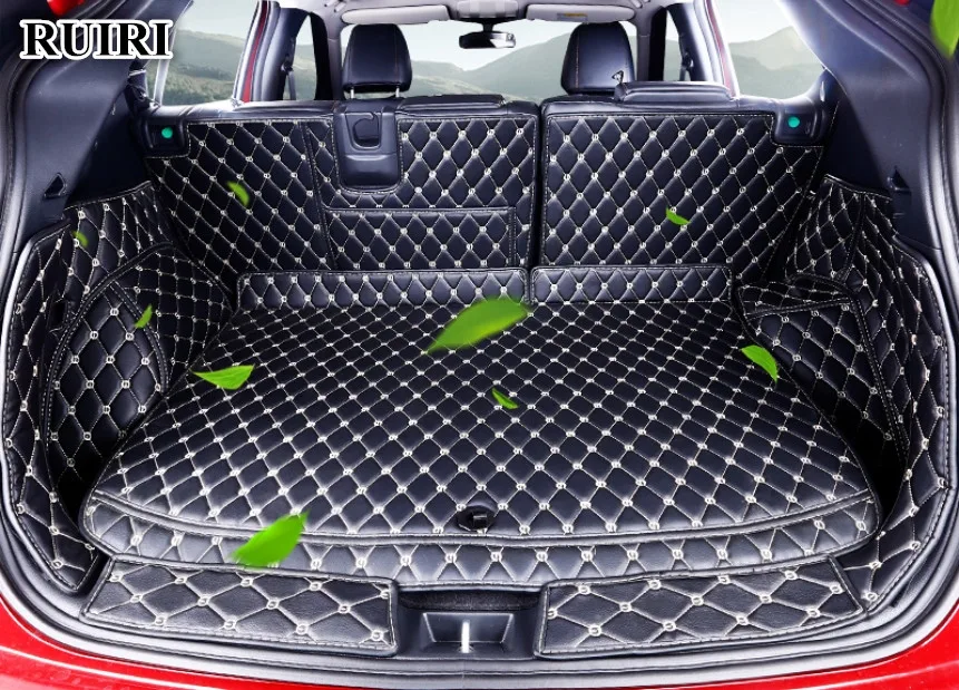 

High quality! Special trunk mats for Mitsubishi ECLIPSE CROSS 2019-2018 wear-resisting cargo liner boot carpets,Free shipping
