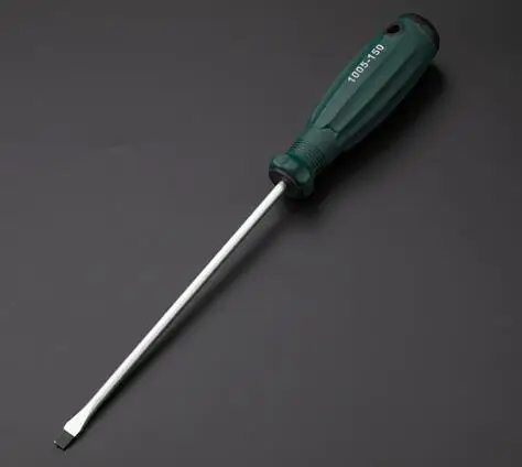 Slotted screwdriver 1 шт. 3 мм 4 мм 5 мм Диаметр многоцелевой электрик изолированный ПП ручка Phillips отвертка шлицевая отвертка ремонтный инструмент - Цвет: Slotted screwdriver