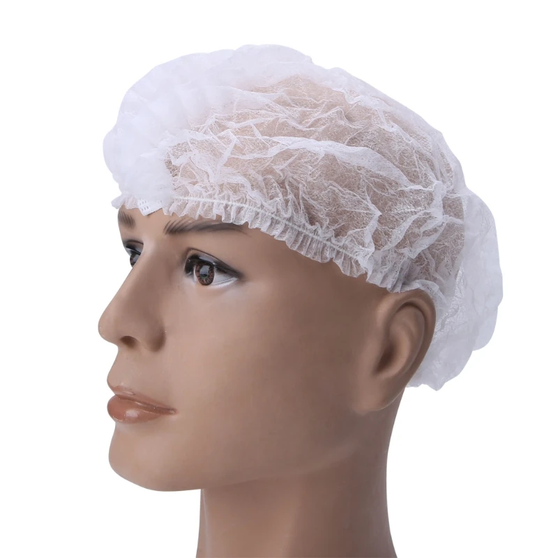 

Disposable Anti Dust Proof Hair Covering Hat Non-woven One-off Shower Hat Cap