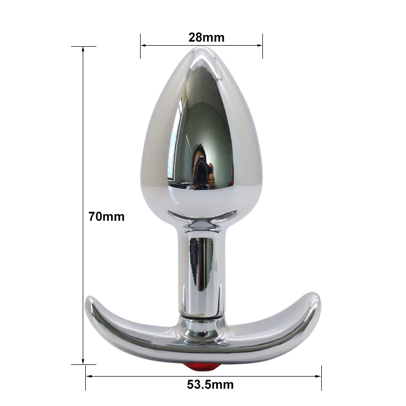 Leadove Strapon Metal Anchor Smooth Touch Butt Plug Anal Booty Beads Stainless Steel Crystal Jewelry Sex Toys for Women/Men | Красота и
