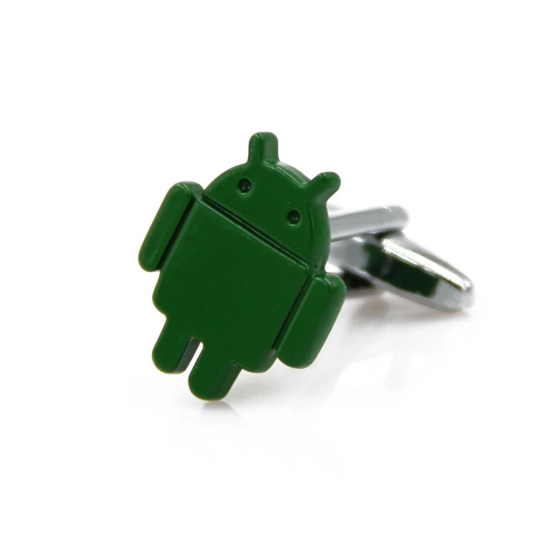 Бесплатная доставка Новое поступление мужские Запонки Новинка Android