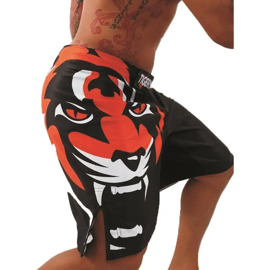 SOTF Tiger Muay ThaiFighting Sanda ropa boxeo bermuda MMA shorts Boxing pantalones cortos mma kick boxing wrestling short mma