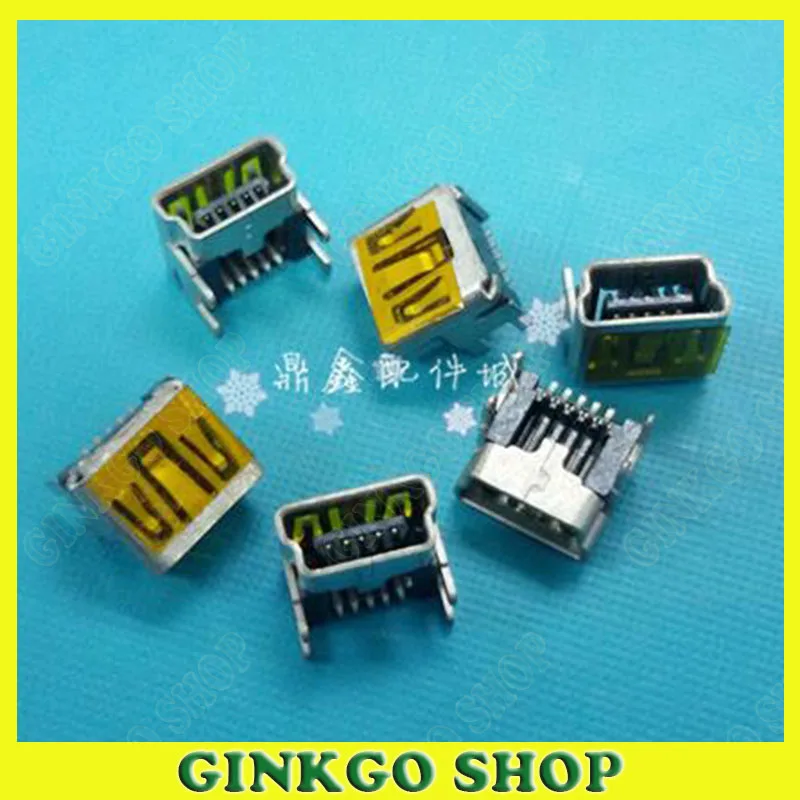 

50pcs for 513870578 MOLEX Mini 5P USB Data Charging 4 DIP Pins