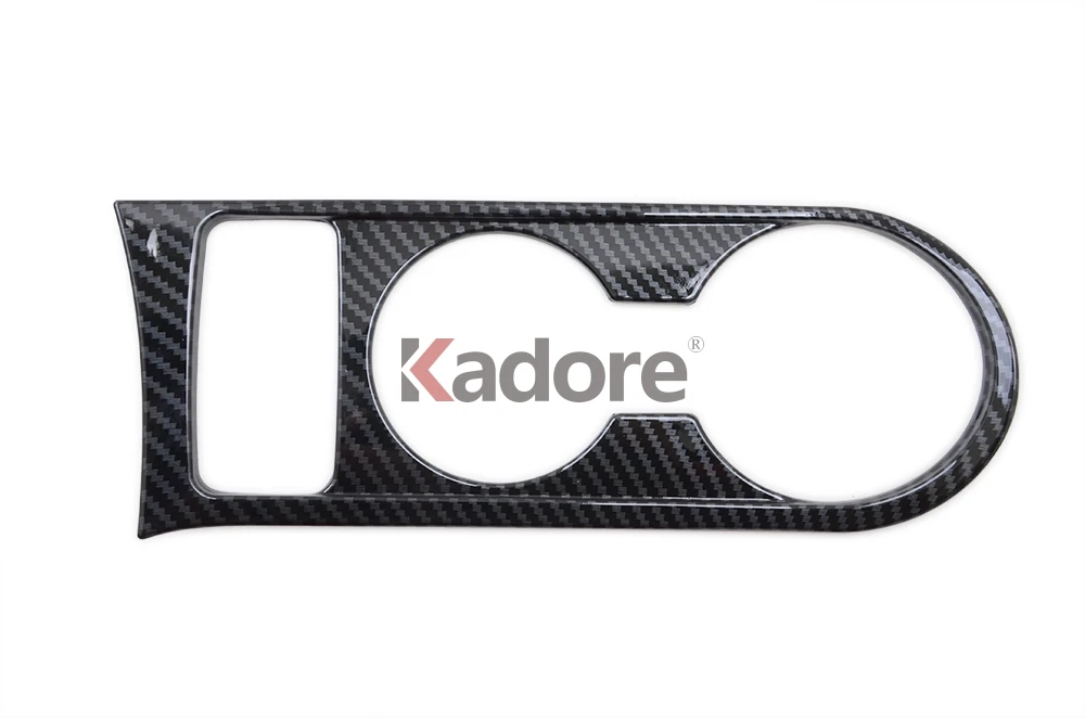 Для Kia Rio 4 X-line нержавеющая сталь автомобильная рамка держателя стакана воды наклейка крышка Накладка аксессуары для интерьера
