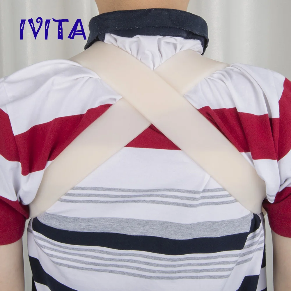 IVITA 2400 г белые реалистичные силиконовые формы груди поддельные для трансвеститов