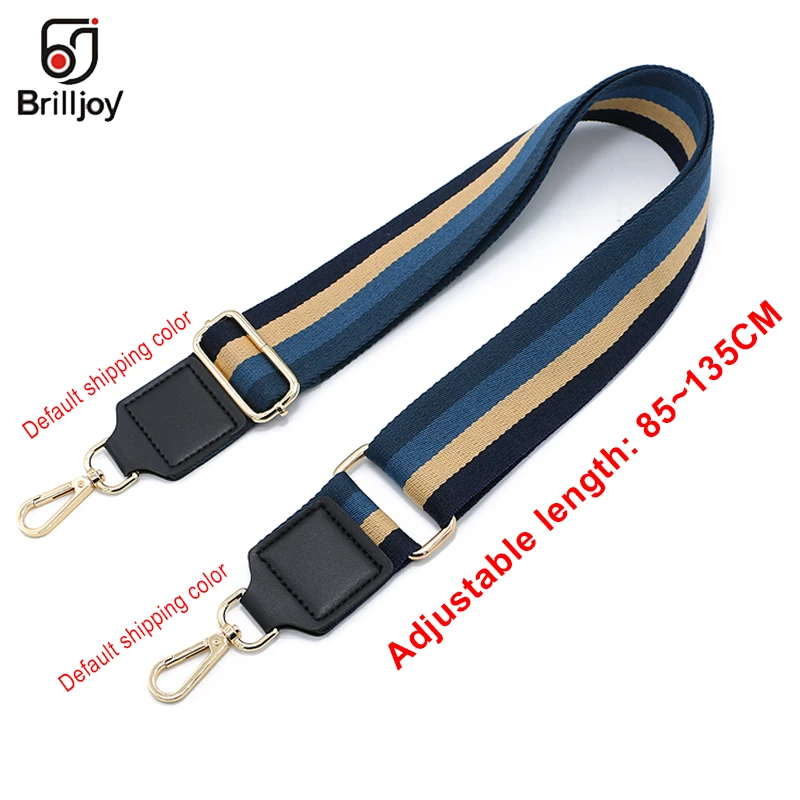 Brilljoy Wide Shoulder Straps Bags Belt Ribbon Woven Design Strap for Handbag Adjustable Messenger Tape Bag Handle Accessories