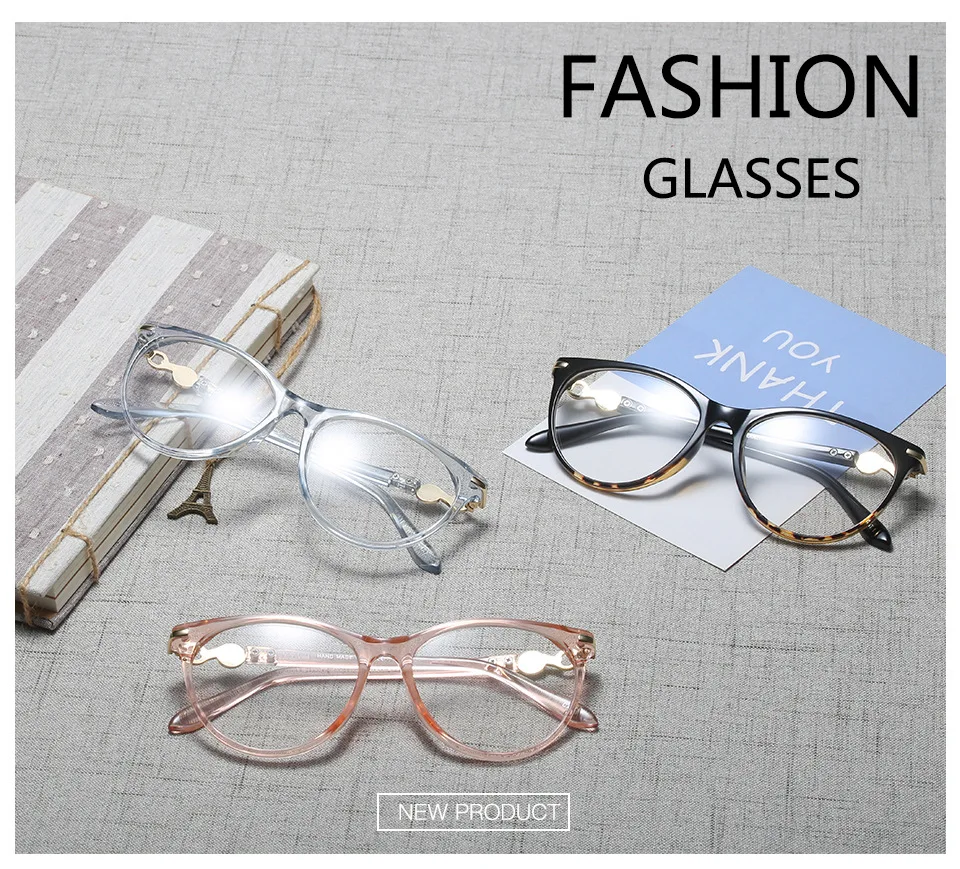 Ретро Круглые кошачьи цветные солнцезащитные фотохромные очки для близорукости