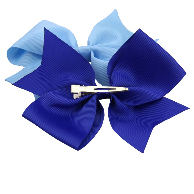 12 Pcs5 &quotGrosgrain Ленточные бантики для волос девочек бант Бутик с заколками заколка