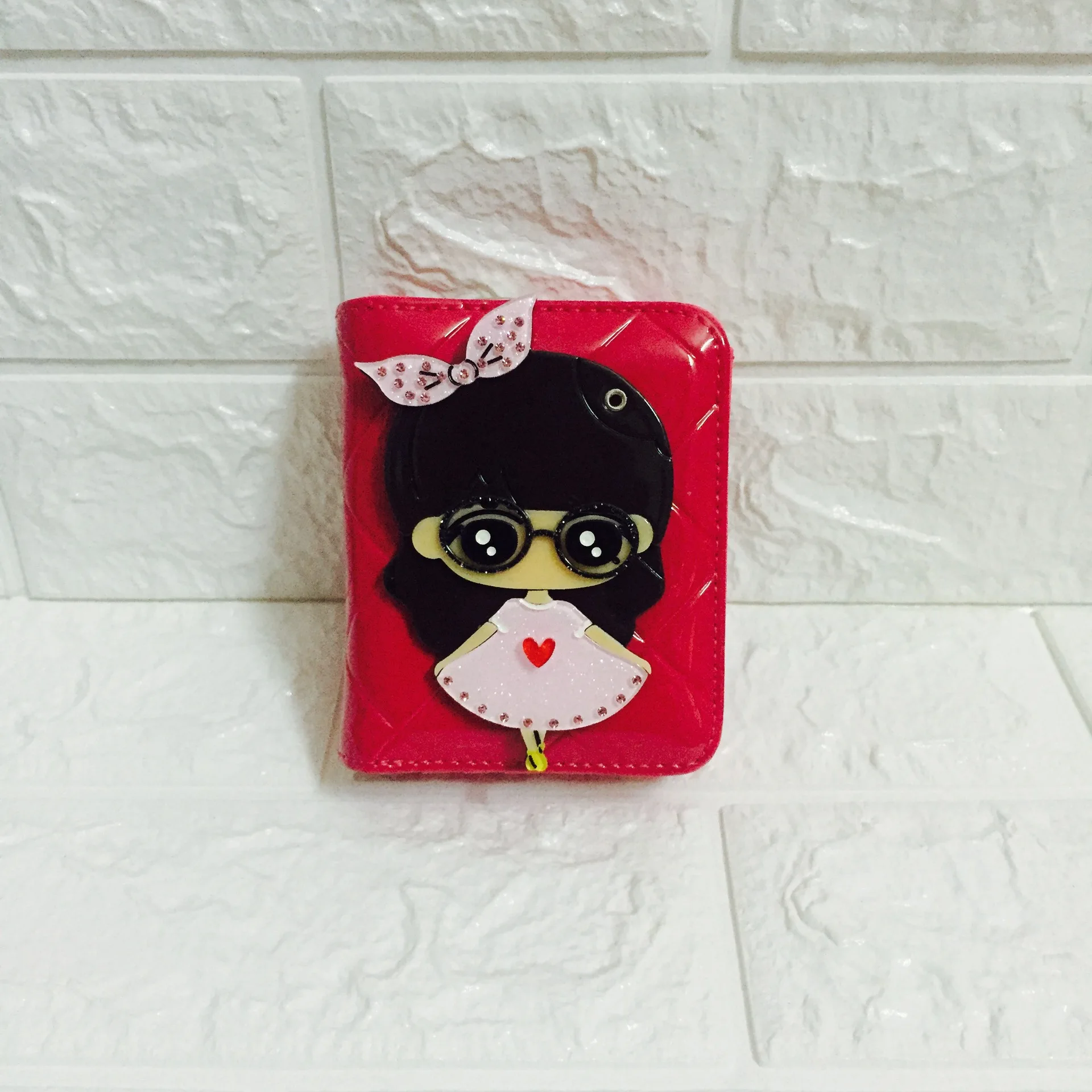 Kawaii короткий маленький мультяшный аниме женский магический бумажник кошелек