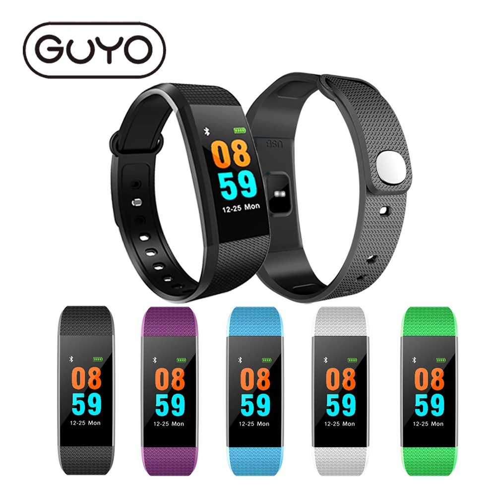 Смарт браслет монитор сердечного ритма IP68 Водонепроницаемый Фитнес трекер часы