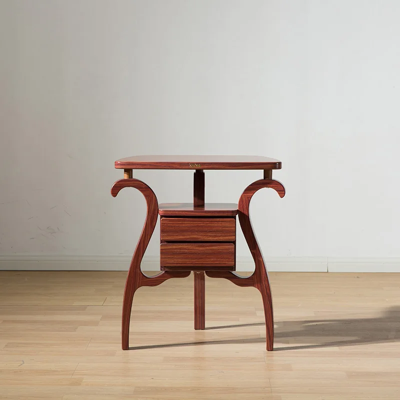 newAntique furniture solid wood bedside table square modern Chinese self-contained night suitable for the living room M611 | Мебель