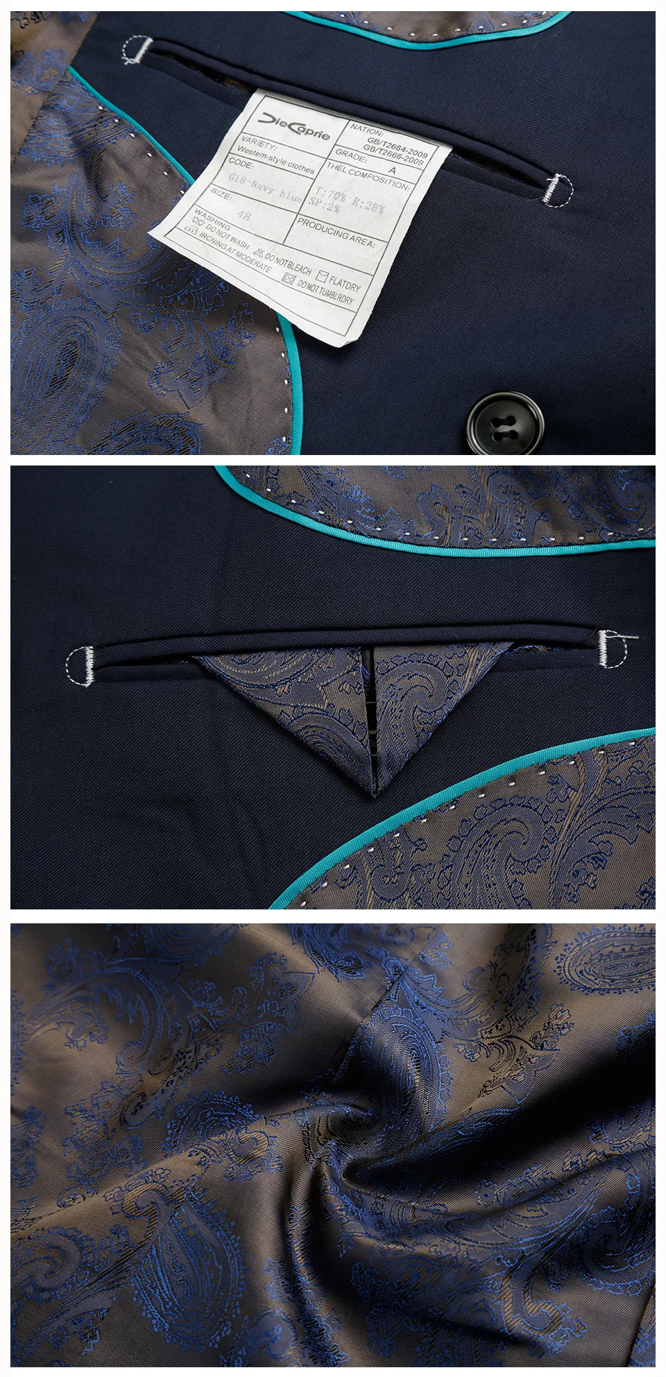 TOTURN двубортный костюм для мужчин Slim Fit Свадебные костюмы для мужчин королевский синий смокинг костюм брюки 2 шт Европейский размер 44-58