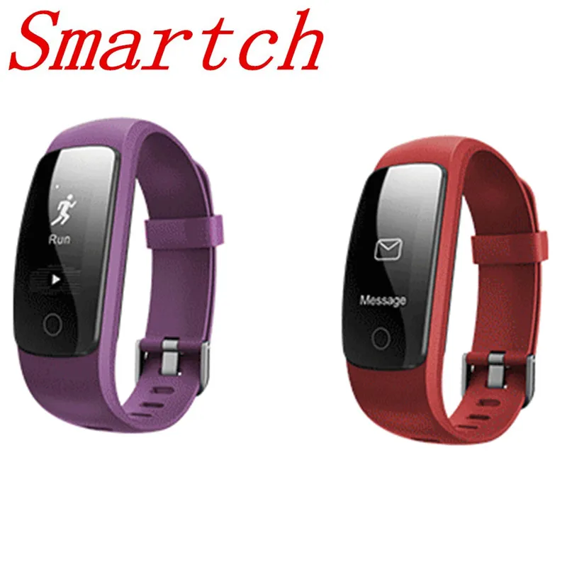Smartch ID107 Plus HR Bluetooth трекер сердечного ритма фитнес браслет IP67 водонепроницаемый