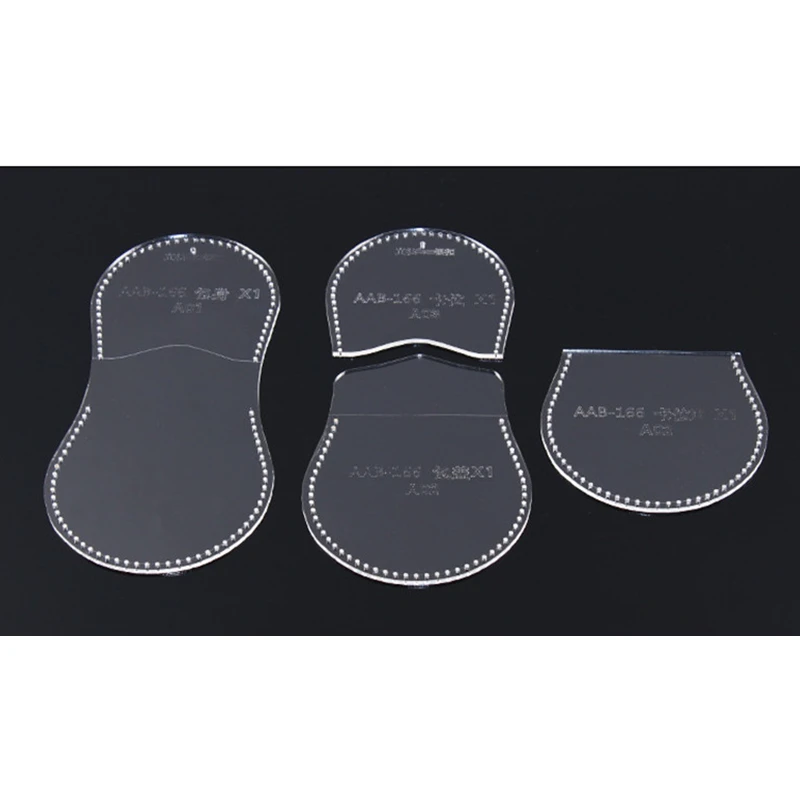 DONYAMY 1 Набор сделай сам кошелек мини шаблон прозрачный акриловый кожаный узор