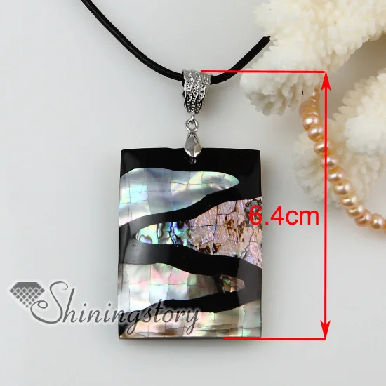 Продолговатые лоскутное морской воды Радужный Галиотис Пингвин черная ракушка