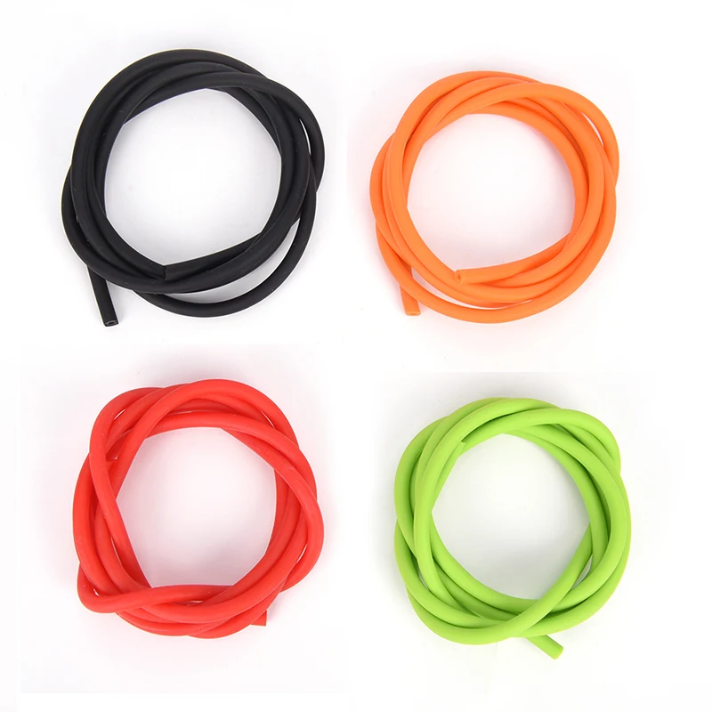 

4 Colors Hunting Catapult Elastic Part Fitness Bungee 1.8x4.2mm 1m Latex Slingshots Rubber Tube Tubing Band For Slingshot