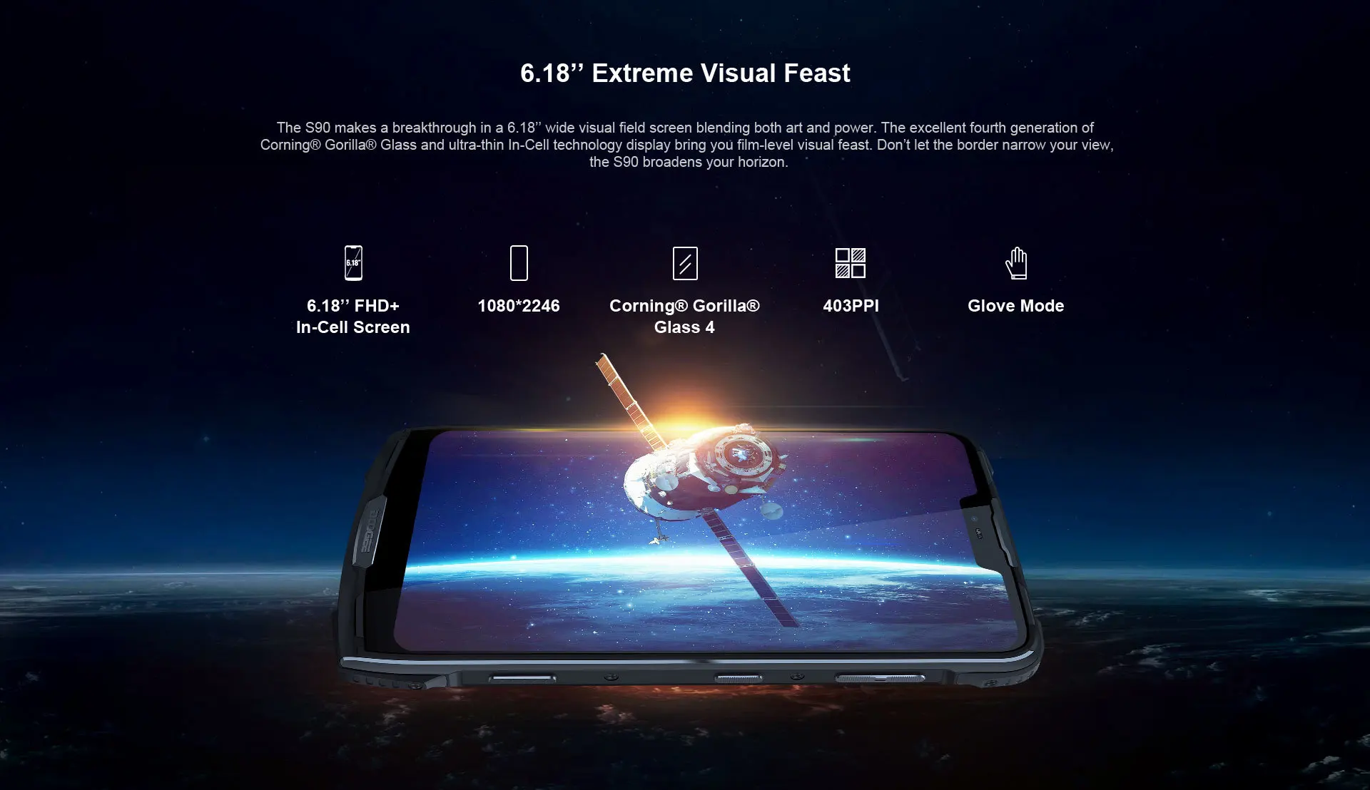DOOGEE S90 S90 Pro Мобильный Телефон IP68 IP69K прочный мобильный телефон 6,18 дюймов ips дисплей 5050 мАч MT6771 Восьмиядерный 6 ГБ 128 ГБ Android 8,1