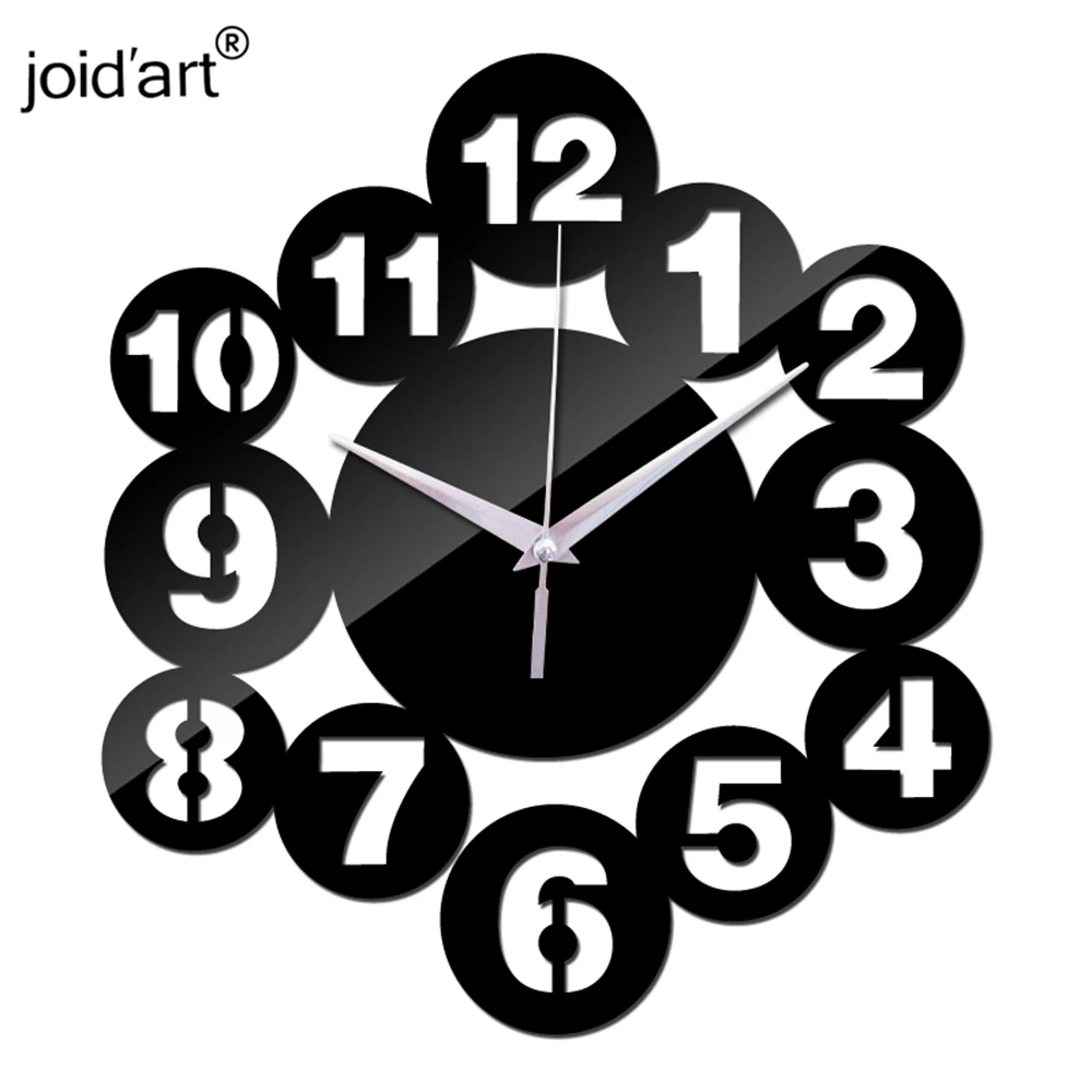 Часы настенные часы для украшения дома часы reloj de pared Новая акция кварцевые часы для гостиной акриловые 3d Зеркало