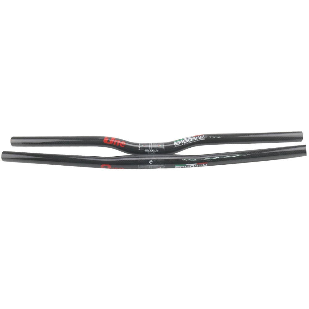 ERGOSUM руль для горного велосипеда горизонтальный/однообразный 3K из углеродного