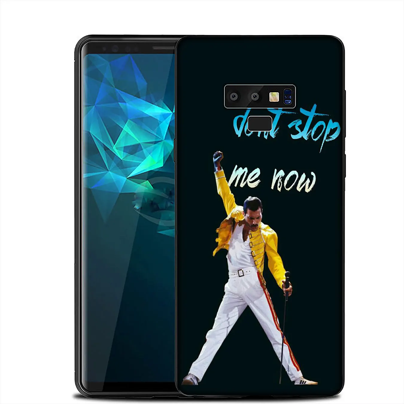 IYICAO Queen Freddie Mercury Soft Silicone Cover Case for Samsung Galaxy A6 A9 A8 A7 2018 A3 A5 2016 2017 Note 9 8 10 Plus Lite |