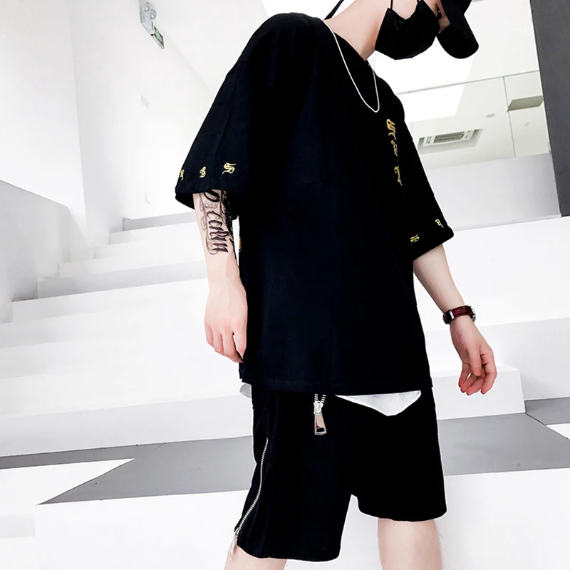 Dropshipping Wholesalers 2018 New Gothic Letters T-Shirt Men | Мужская одежда
