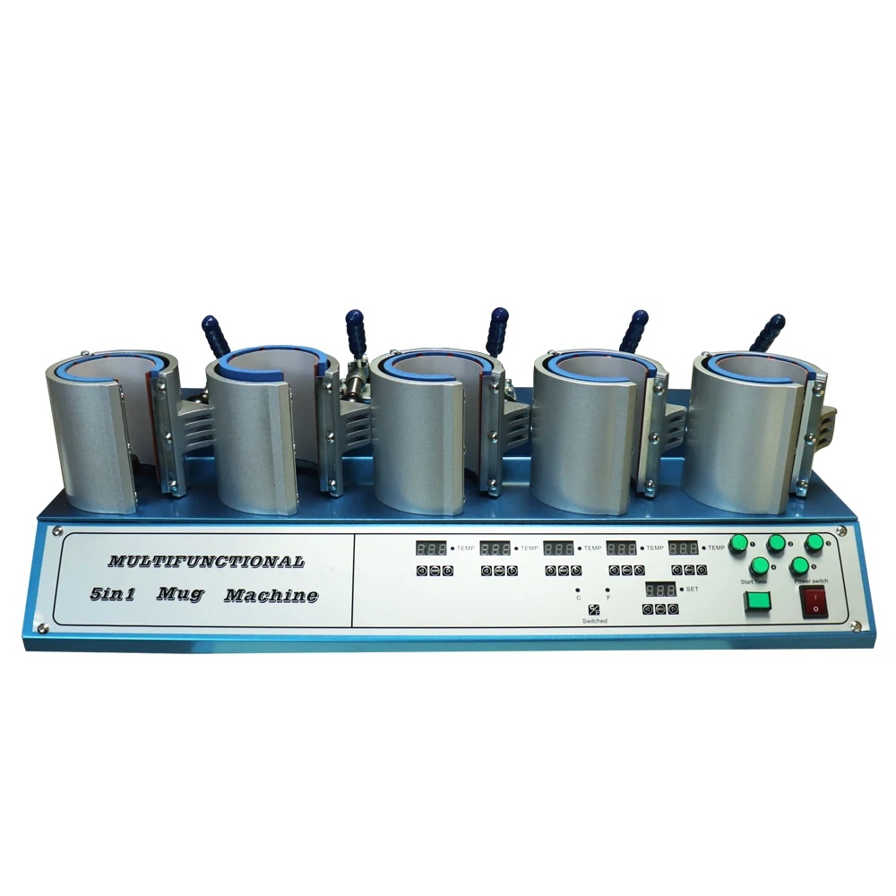 

5 in 1 Mug Heat Press machine for Mug Cup Heat Tranfer Printing