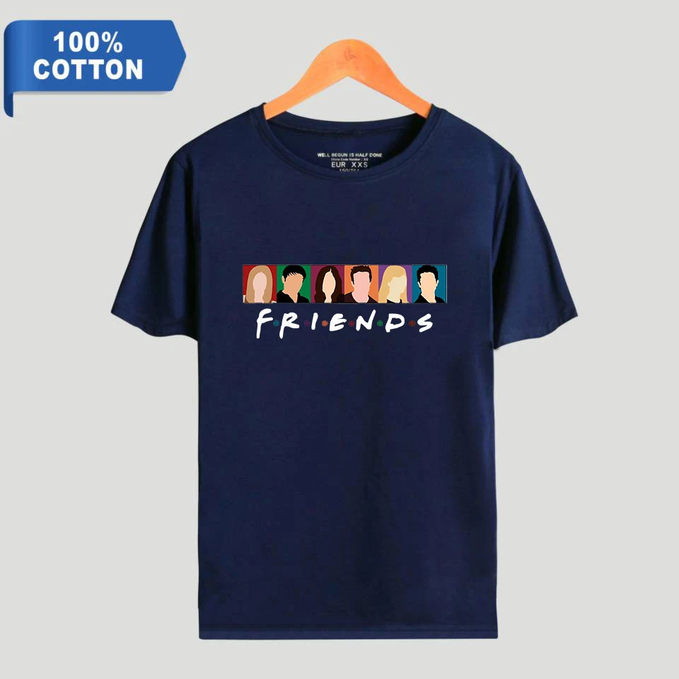 Футболка с надписью Friends Ill Be туда для вас футболка ТВ игр в стиле Харадзюку