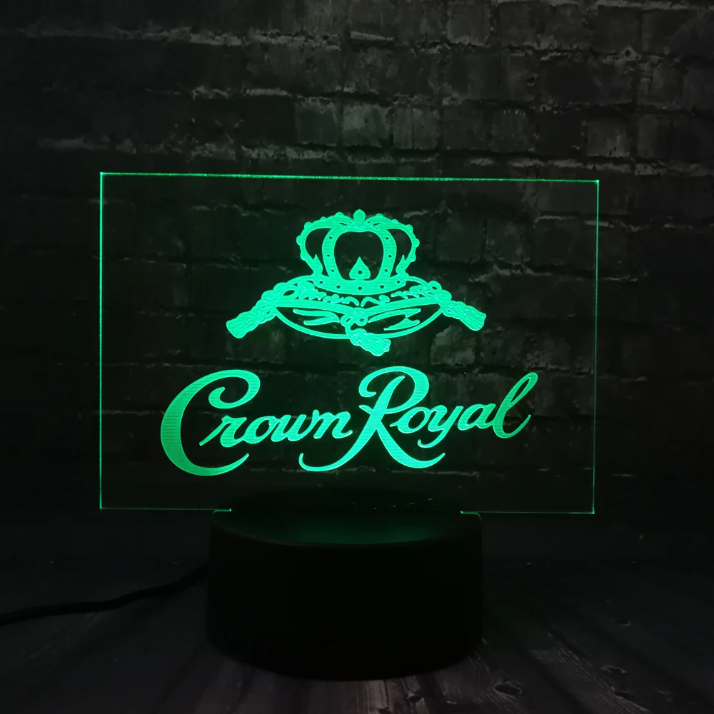 Новинка 2019 светодиодный светильник RGB с акриловой короной и Королевским