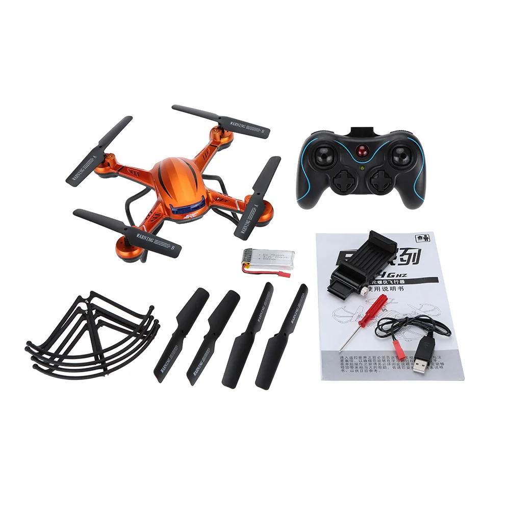 Дрон JJRC H12W 4 канала 6 осевой гироскоп Wi Fi FPV Радиоуправляемый с HD камерой 2 0 МП