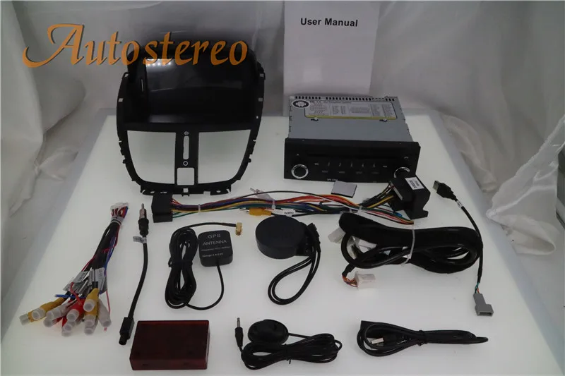 Android 9 PX5/PX6 Автомобильный gps автомобильный dvd плеер с навигацией плеер для peugeot 207 2007- головное устройство мультимедийный плеер радио магнитофон DS