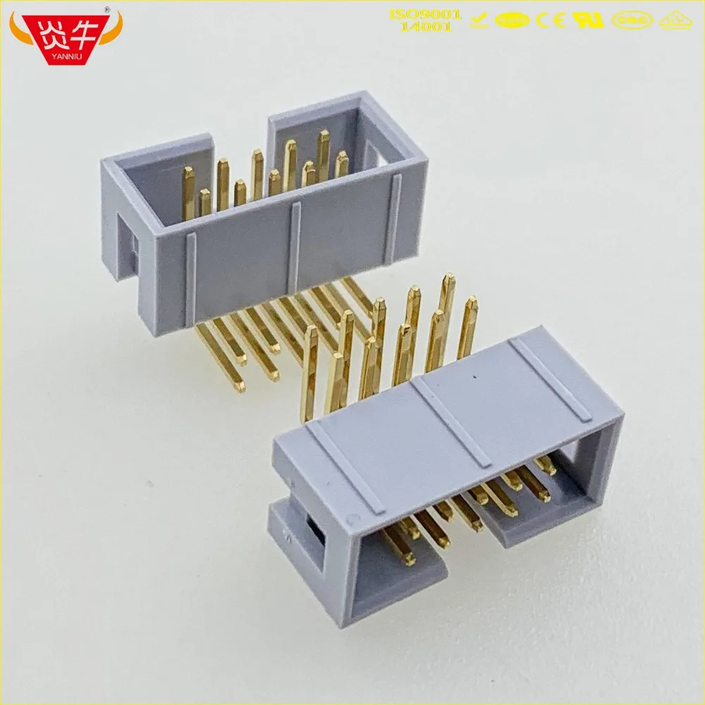 Фотопатрон YANNIU 10PIN IDC 2 54 мм штекер прямоугольный разъем контактная часть